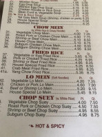 Gino's Pizza Spaghetti House menu