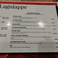 Lagniappe menu