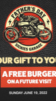 Sickies Garage Burgers Brews food