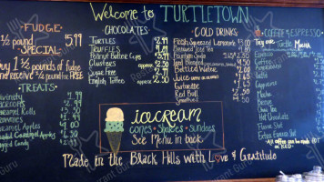 TurtleTown menu