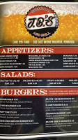 J.b. 's Sports And Grill menu
