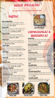 El Ranchito menu