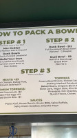 Dank Bowl Kitchen menu