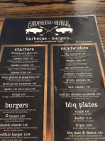 Buffalo Grill menu