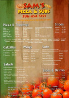 Sam’s Pizza And Subs food