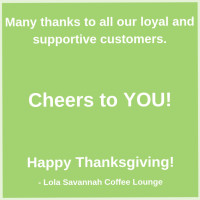 Lola Savannah Coffee Lounge Downtown food