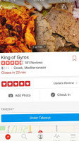 King Of Gyros food