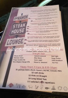 Ranch Steakhouse menu