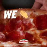 Papa Johns Pizza food