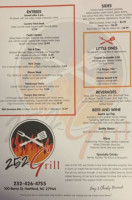 252 Grill menu