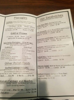 Bubba's menu