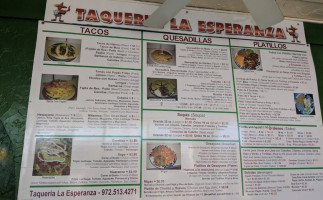 Taqueria La Esperanza food