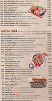 Lucky 110 Sushi menu