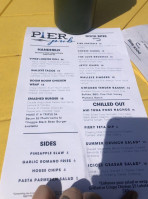 Pier Pub menu