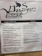 Vi's New Mexican And Giant Burgers menu