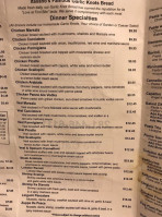 Italiano's menu