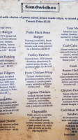 The Coal Docks Restaurant Bar menu
