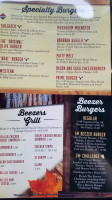 Beezers Grill menu
