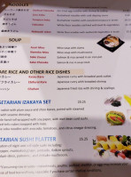 Syun Izakaya Japanese Sake Club menu