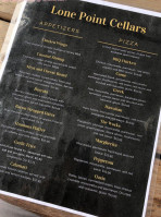 Lone Point Cellars menu