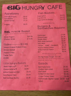 Big Hungry Cafe menu