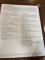 Clancy's Pizza Parlor menu