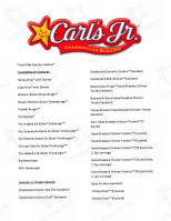 Carl's Jr. menu