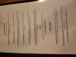 Muggsys Fine Dining menu