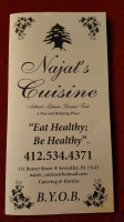 Najat's Cuisine Authentic Lebanese inside