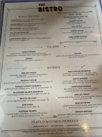 The Bistro menu