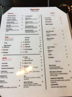 Sakura Sushi menu