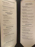 Desert Room menu