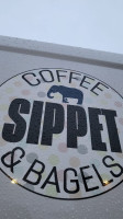 Sippet Coffee Bagels food