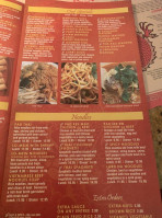 Thai Gourmet menu