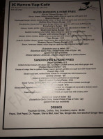 Raven Grill House menu