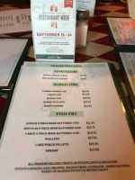 4 Mile Restaurant Bar menu
