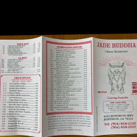 Jade Buddha Chinese menu