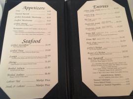 Andrias Steakhouse menu