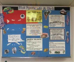 Hot Spot Cafe And Deli menu