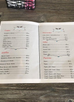 Paradise Cafe menu
