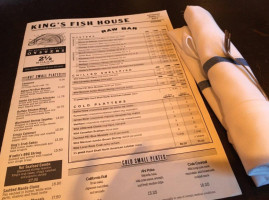 King's Fish House Laguna Hills menu