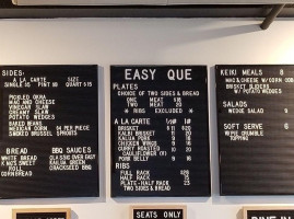 Easy ‘que menu