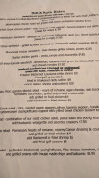 Black Rock Bistro menu