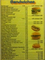 Inez Pizza Mart menu