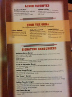 Rolling Thunder Grill menu