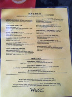 Wildcat Inn Tavern menu