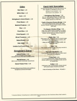 Stringbeans menu