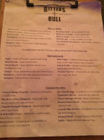 Bitters Bull menu