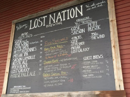Lost Nation Brewing menu