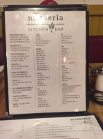 Masseria Kitchen menu